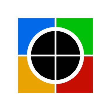 Renkli yuvarlak sembolü