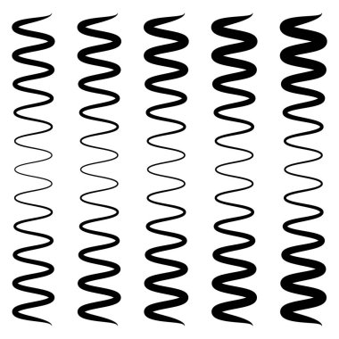 Zig-zag lines monochrome pattern clipart