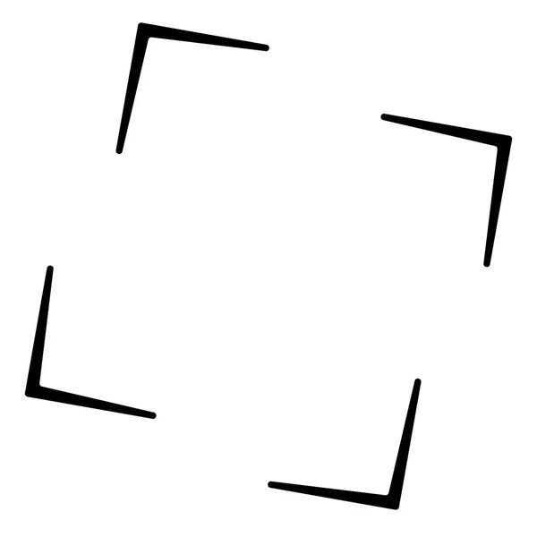 Quadratisches Rahmenelement — Stockvektor