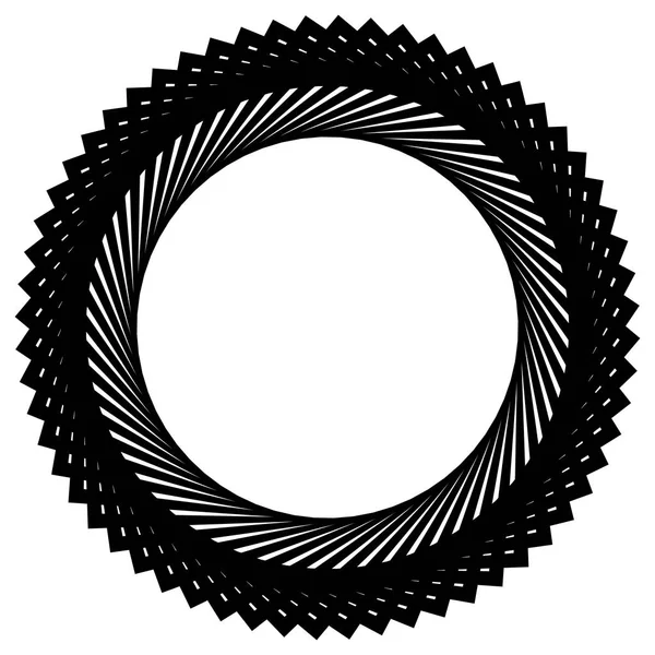 Armação espiral circular — Vetor de Stock