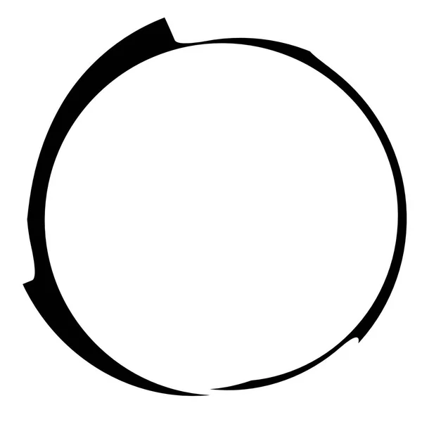 Cirkel vloeibare plons element — Stockvector