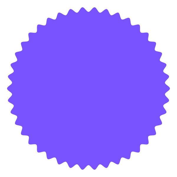 Starburst, sunburst shape