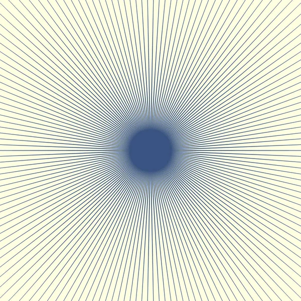 Lignes minces radiales élément éclaté — Image vectorielle