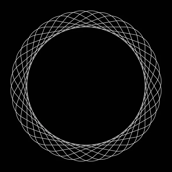 Circulaire spiraal element. — Stockvector