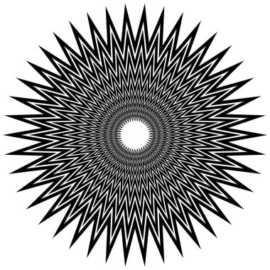 Geometrik spirally öğesi 