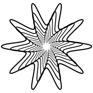 Geometrik spirally öğesi 