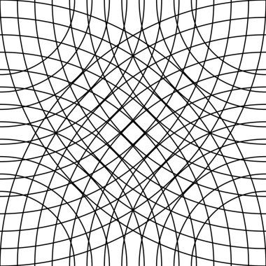 Cellular grid, mesh pattern  clipart