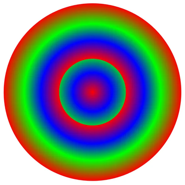 Élément multicolore circulaire  - — Image vectorielle