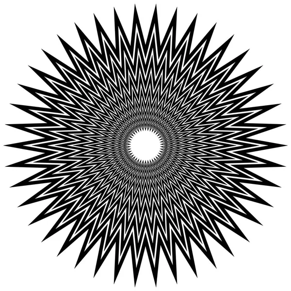 Geometriska spiral element — Stock vektor