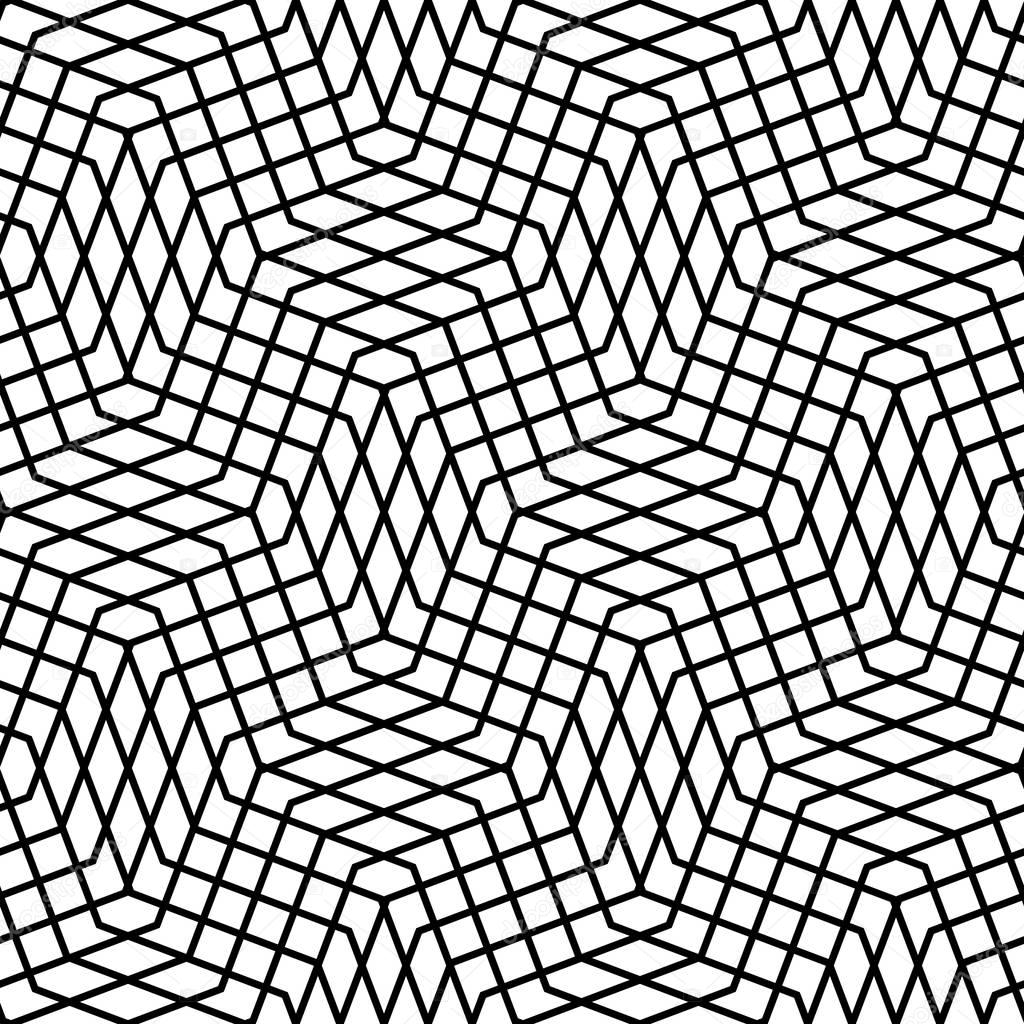 Seamlessly repeatable geometric pattern