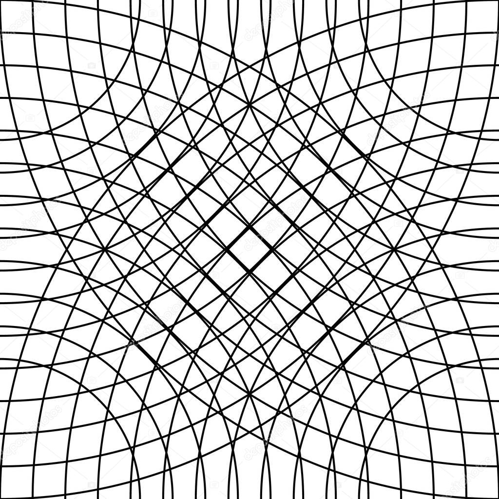 Cellular grid, mesh pattern 