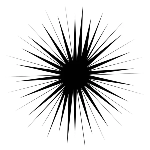 Asymetrický hranatý kruhového tvaru — Stockový vektor