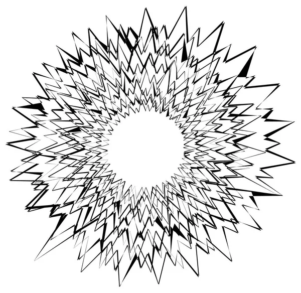 Elemento geométrico circular — Vector de stock