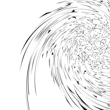 Girdap sarmal geometrik desen.