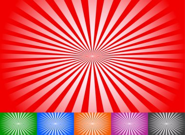 Abstract radial lines pattern clipart