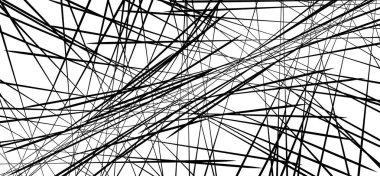 Random chaotic lines pattern  clipart