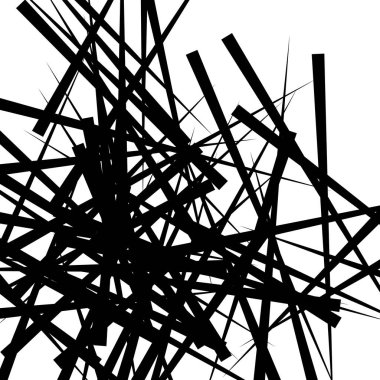 Rasgele kaotik satırları desen 