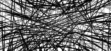 Rasgele kaotik satırları desen 