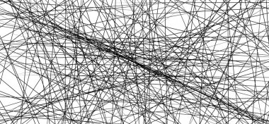 Rasgele kaotik satırları desen 