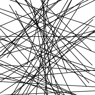 Rasgele kaotik satırları desen 