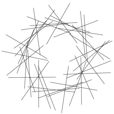 Random intersecting lines pattern.  clipart