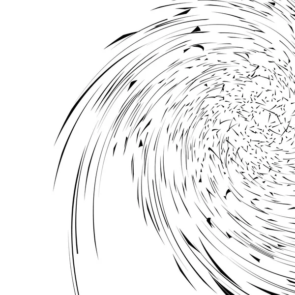 Swirl spiraal geometrische patroon. — Stockvector
