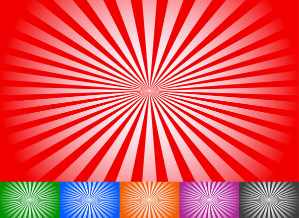 Abstract radial lines pattern