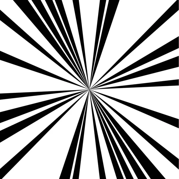Patrón de líneas radiales abstractas — Vector de stock