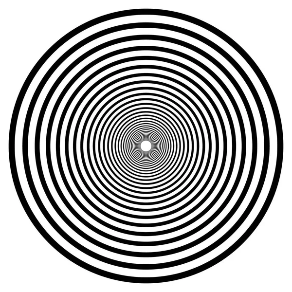 Elemento geometrico astratto a spirale — Vettoriale Stock