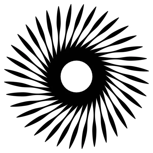 Абстрактный геометрический спиральный элемент — стоковый вектор