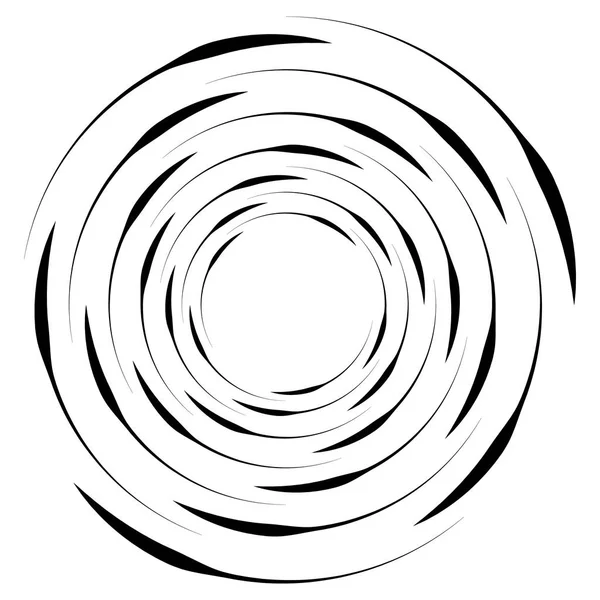 Elemento espiral geométrico abstrato —  Vetores de Stock