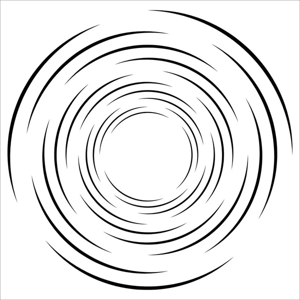 Elemento espiral geométrico abstrato — Vetor de Stock