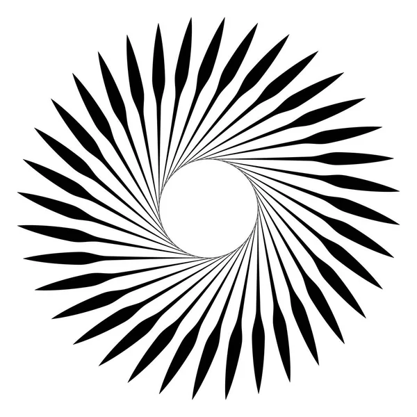 Abstrakta geometriska spiral element — Stock vektor