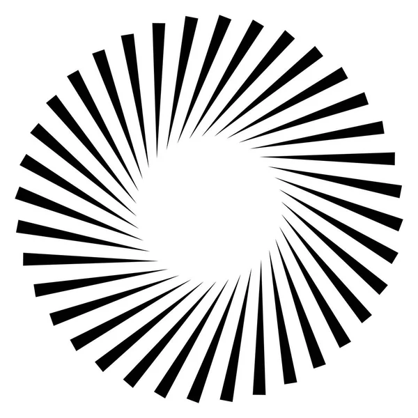 Abstrakta geometriska spiral element — Stock vektor