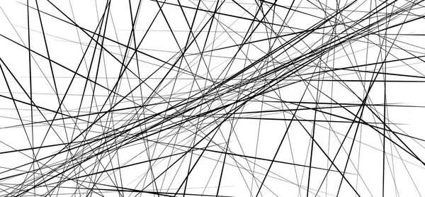 Modèle de lignes aléatoires chaotiques — Image vectorielle