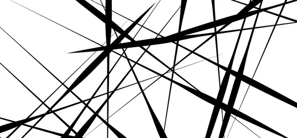 Slumpmässiga kaotiska linjer mönster — Stock vektor