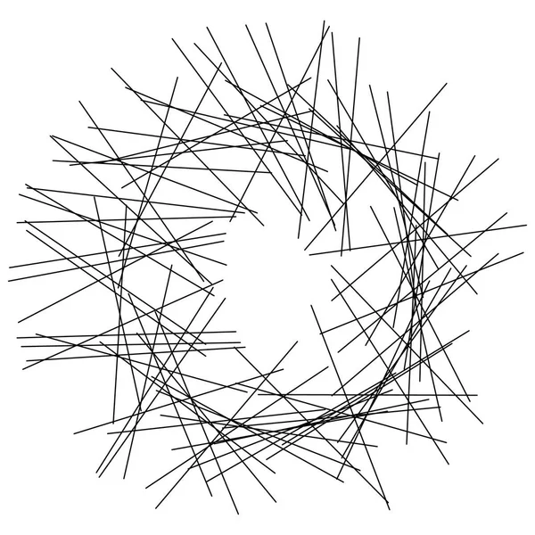 Slumpmässigt korsande linjer mönster. — Stock vektor