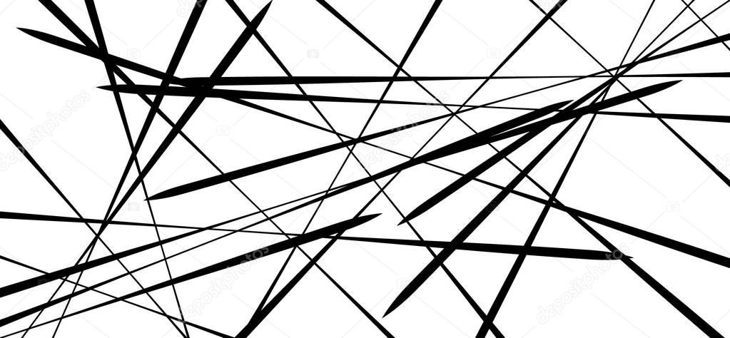 Random chaotic lines pattern 