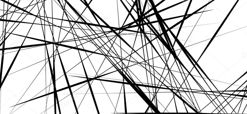 Random chaotic lines pattern 