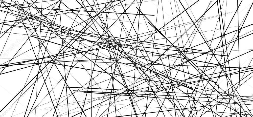 Random chaotic lines pattern 