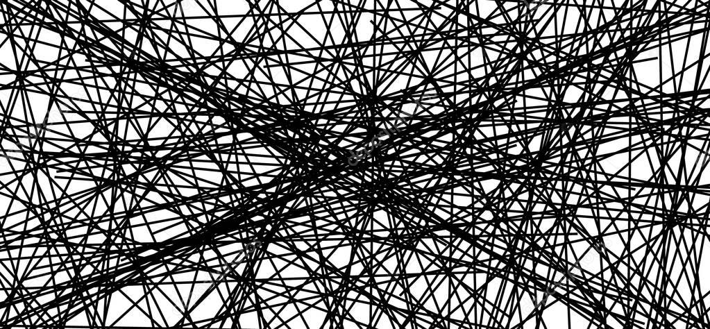 Random chaotic lines pattern 