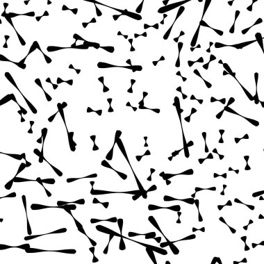 Kaotik dağınık şekiller desen