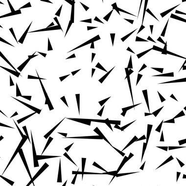 Kaotik dağınık şekiller desen