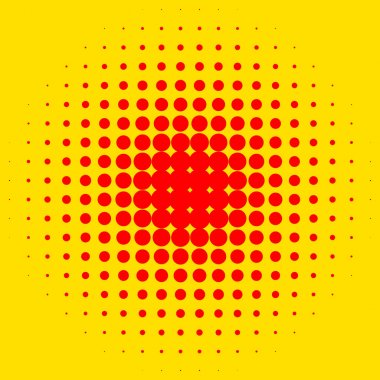 Popart noktalı resim deseni