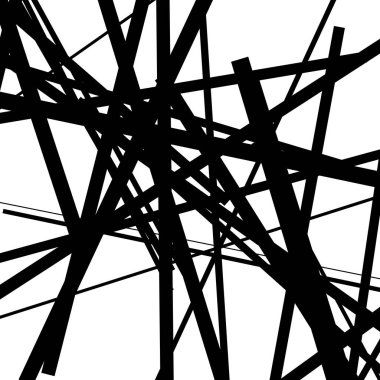 Rasgele kaotik satırları desen 