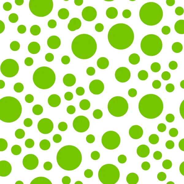 pattern with random green circles