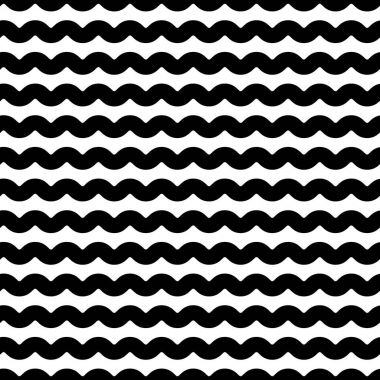 Dalgalı zikzak çizgi deseni. 