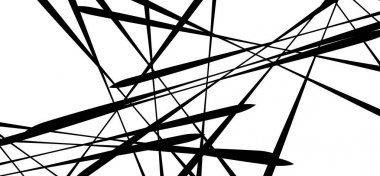 Rasgele kaotik satırları desen 