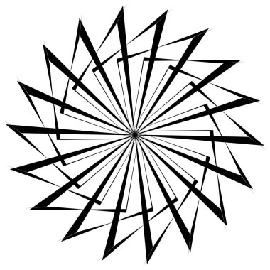 Soyut şekil yayılan bozuk