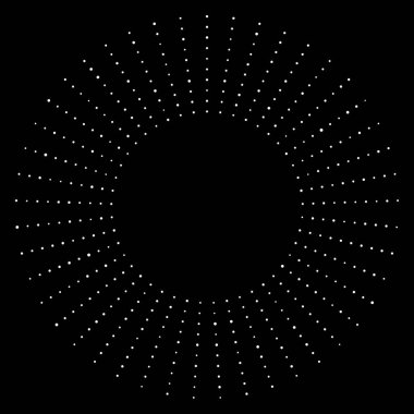 dairesel yarım ton öğe noktalı